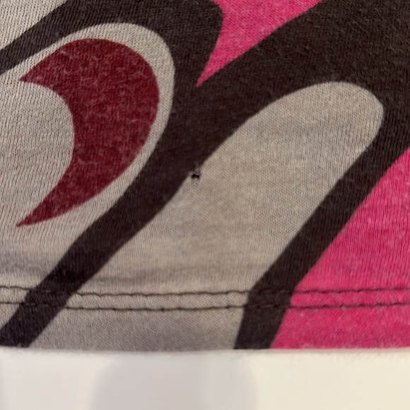 Mossimo Grey & Pink Graphic Design Light Weight Long Sleeve T Shirt Womens Small - Picture 6 of 6